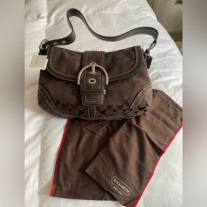Coach Signature C Soho Flap Bag new w/tag
